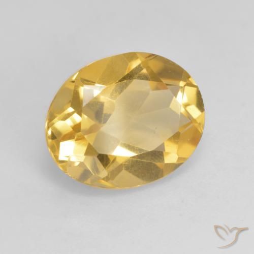 Citrino Laranja Dourado Profundo Natural 2.90ct, oval, VS