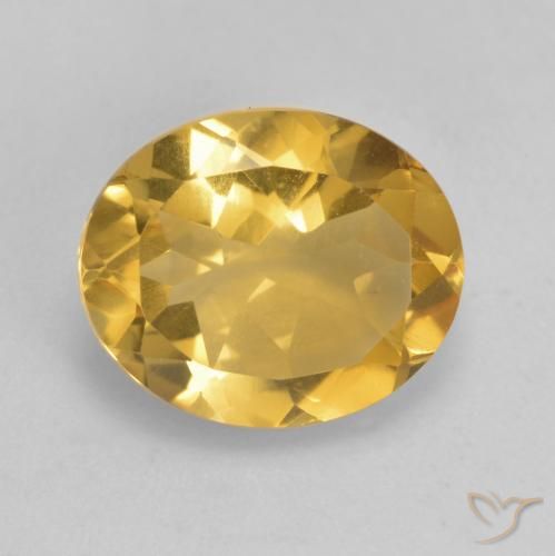 3.34ct Natural Dourado médio Citrino, oval, VS