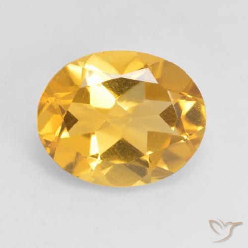 3.17ct Natural Dourado médio Citrino, oval, VVS-VS