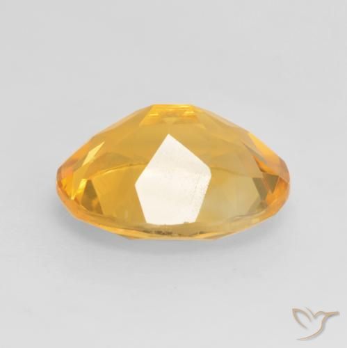 Citrino Dourado médio Natural 3.17ct, oval, VVS-VS