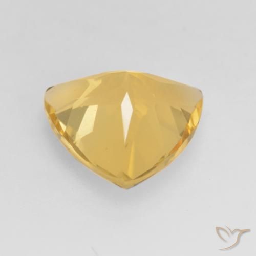 Citrino ouro médio Natural 2.05ct, Trilhão, VVS-VS