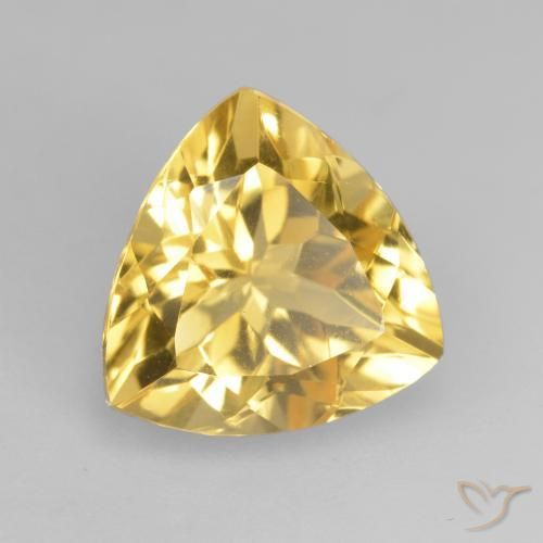 Citrino Laranja Dourada Natural 2.31ct, Trilhão, VVS-VS