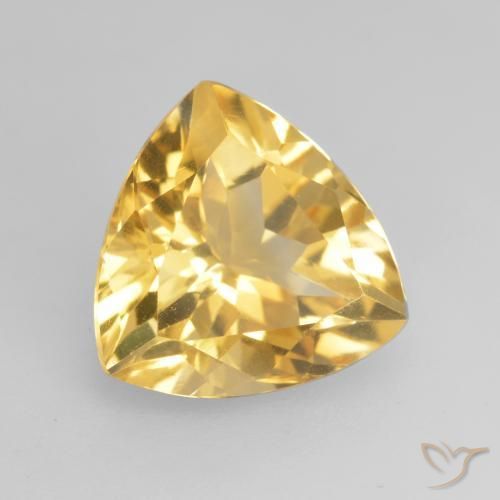 Citrino Dourado Natural 2.20ct, Trilhão, VVS-VS