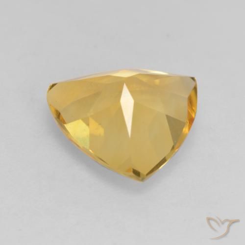 Citrino Dourado médio Natural 1.96ct, Trilhão, VVS-VS