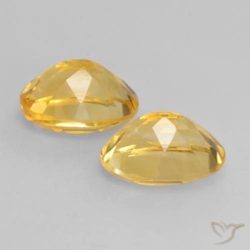 Pedras preciosas de Citrino Laranja Dourada natural de 3.57 ct, oval, VS