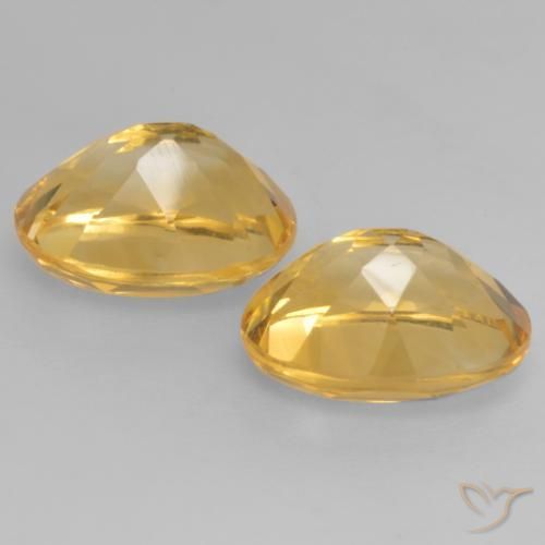 Pedras preciosas de Citrino Laranja Dourado Profundo natural de 3.67 ct, oval, VVS-VS