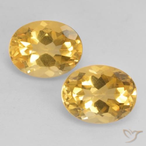 3.45ctw Natural Laranja Dourada Citrino, oval, VVS-VS