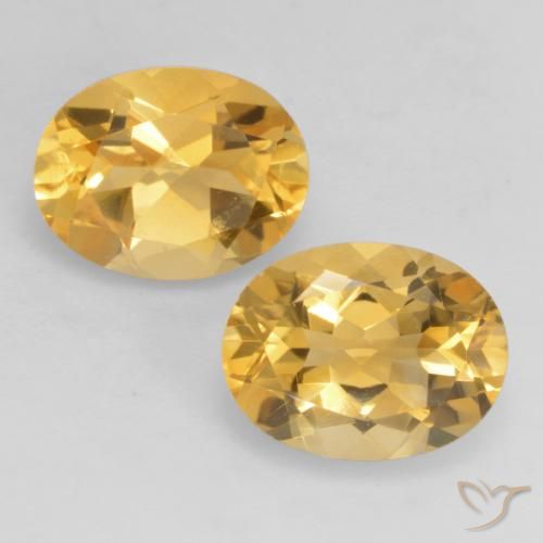 3.52ctw Natural Laranja Dourada Citrino, oval, VVS-VS