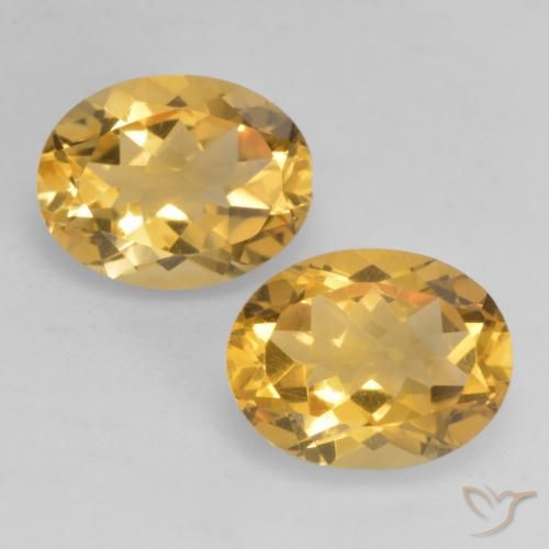 3.37ctw Natural Dourado médio Citrino, oval, VVS-VS