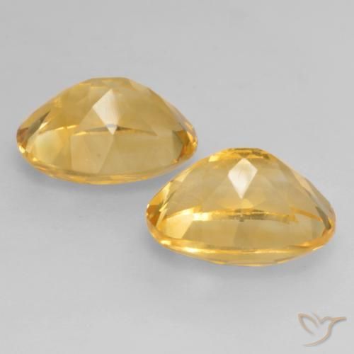 Pedras preciosas de Citrino Laranja Dourada natural de 3.51 ct, oval, VVS-VS
