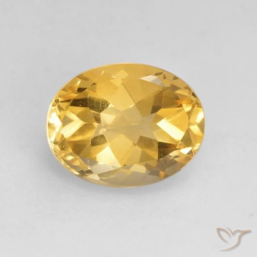 1.83ct Natural Dourado médio Citrino, oval, VVS-VS