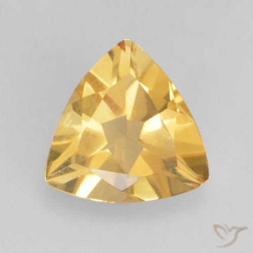 1.29ct Natural ouro médio Citrino, Trilhão, VS