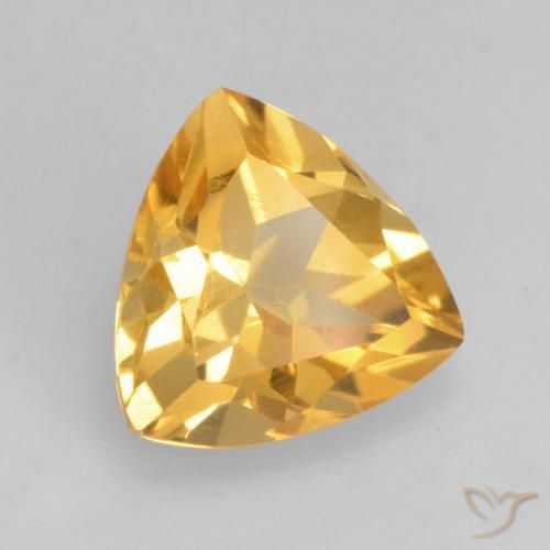 Citrino Laranja Dourada Natural 1.68ct, Trilhão, VS