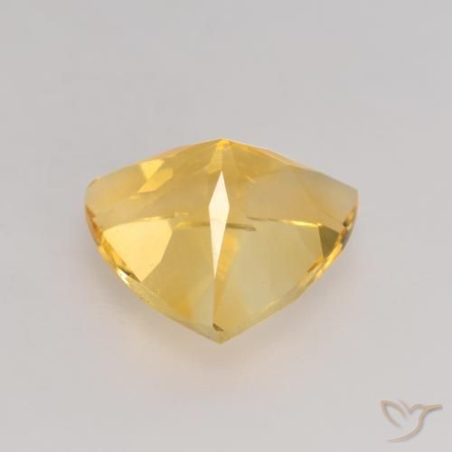 Citrino ouro médio Natural 2.11ct, Trilhão, VVS-VS