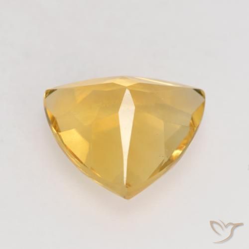 Citrino ouro brilhante Natural 1.99ct, Trilhão, VVS-VS