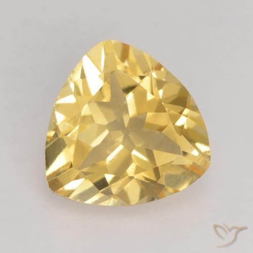 1.88ct Natural Ouro Citrino, Trilhão, VVS-VS