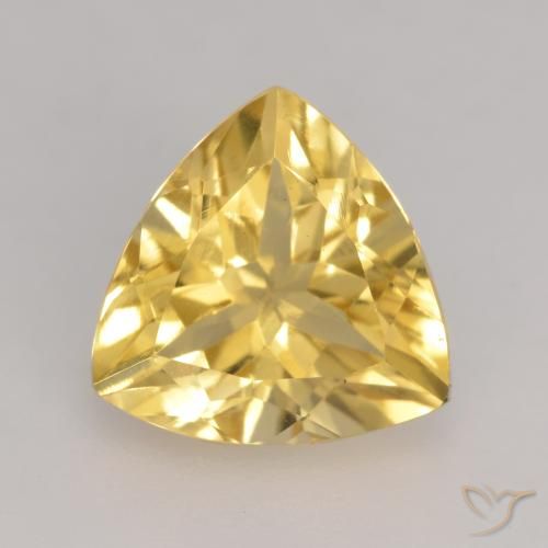 2.06ct Natural Ouro Citrino, Trilhão, VVS-VS