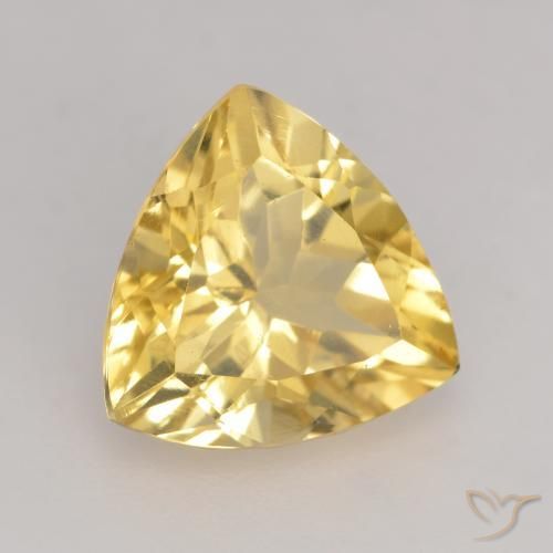 Citrino Ouro Natural 2.06ct, Trilhão, VVS-VS