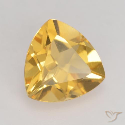 Citrino Dourado médio Natural 2.15ct, Trilhão, VVS-VS