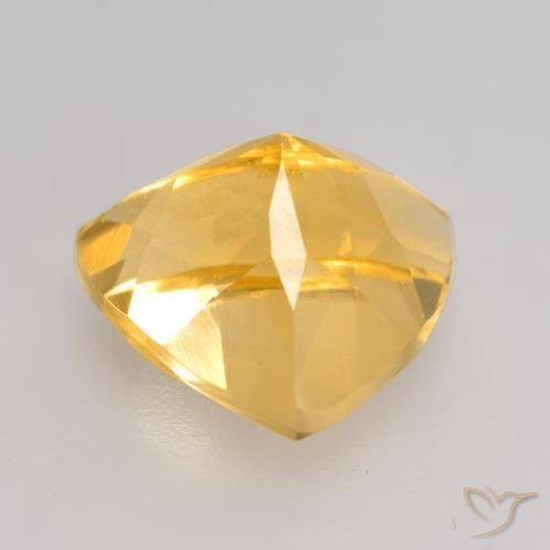 Citrino ouro médio Natural 2.47ct, Trilhão, VVS-VS