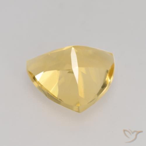 Citrino Dourado Médio-claro Natural 2.13ct, Trilhão, VVS-VS