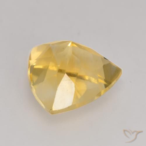 Citrino ouro médio Natural 2.35ct, Trilhão, VVS-VS