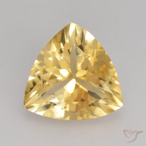 2.25ct Natural Ouro Citrino, Trilhão, VVS-VS