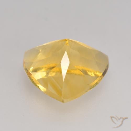 Citrino ouro médio Natural 2.34ct, Trilhão, VVS-VS