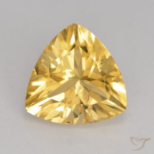 2.03ct Natural Dourado médio Citrino, Trilhão, VVS-VS