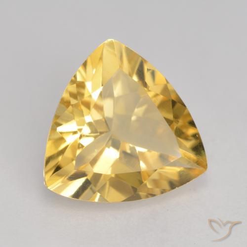 Citrino Ouro Natural 2.02ct, Trilhão, VVS-VS