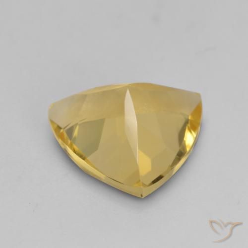 Citrino Dourado médio Natural 1.89ct, Trilhão, VVS-VS