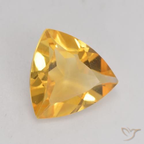 Citrino Laranja-Ouro Natural 1.80ct, Trilhão, VVS-VS