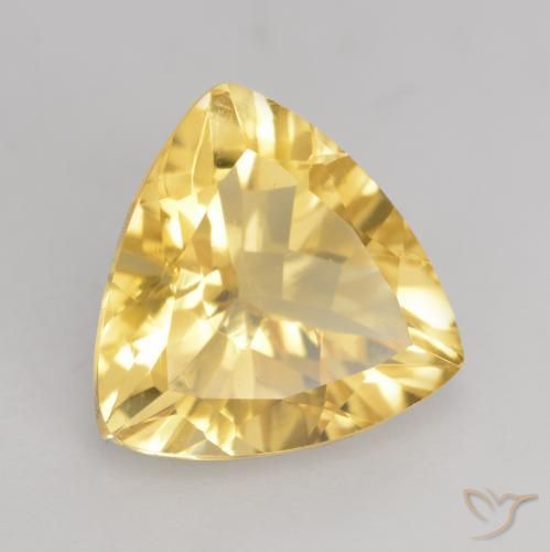 Citrino ouro médio Natural 2.18ct, Trilhão, VVS-VS
