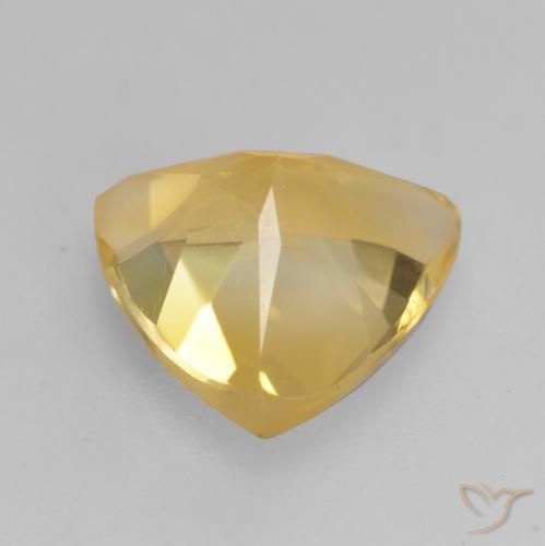 Citrino ouro médio Natural 2.05ct, Trilhão, VVS-VS