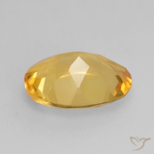 Citrino ouro brilhante Natural 1.53ct, oval, VS