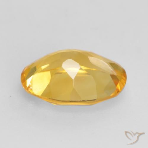 Citrino ouro médio Natural 1.47ct, oval, VVS-VS