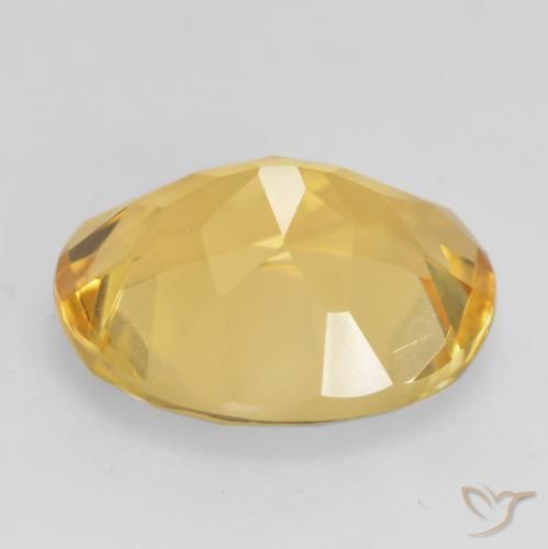 Citrino ouro médio Natural 3.17ct, oval, VVS-VS