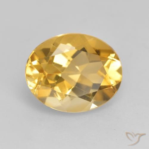 Citrino Ouro Natural 3.19ct, oval, VVS-VS