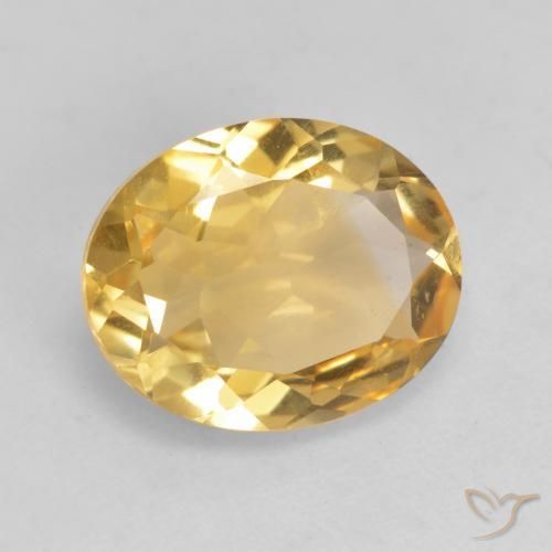 Citrino Dourado Médio-claro Natural 2.79ct, oval, VVS-VS