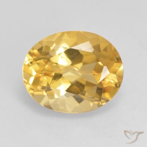 3.61ct Natural ouro médio Citrino, oval, VVS-VS