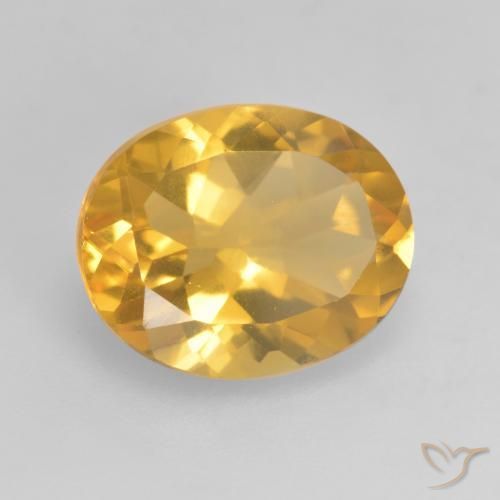 Citrino Laranja-Ouro Natural 3.12ct, oval, VVS-VS