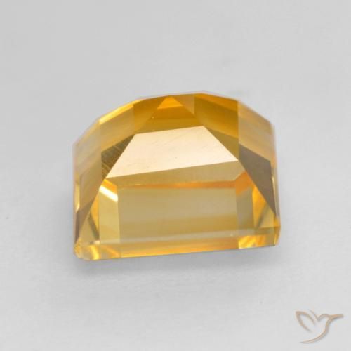 Citrino ouro médio Natural 1.76ct, Quadrado, VVS-VS
