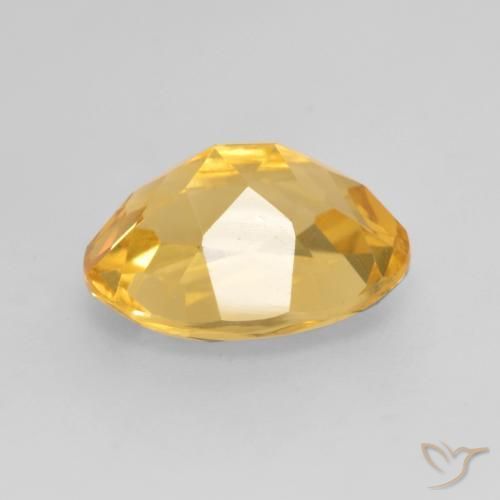 Citrino Laranja Dourada Natural 3.34ct, oval, VVS-VS