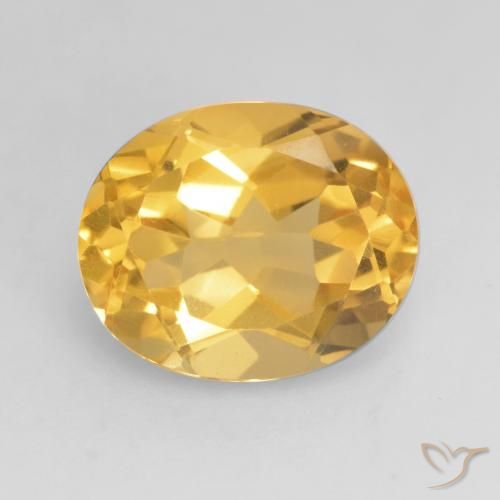 3.47ct Natural ouro brilhante Citrino, oval, VVS-VS