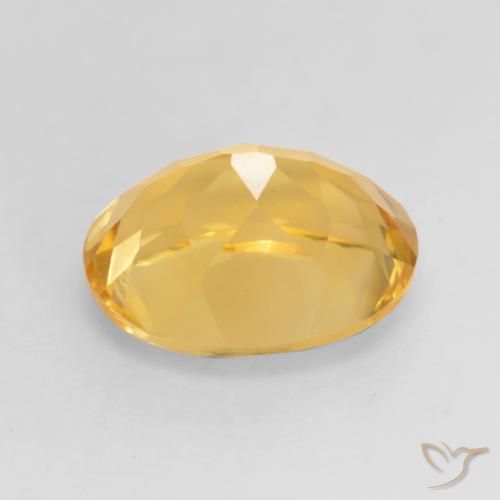 Citrino ouro brilhante Natural 3.47ct, oval, VVS-VS