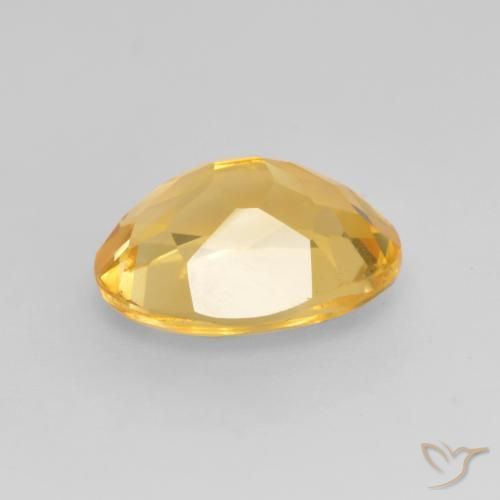 Citrino ouro médio Natural 3.14ct, oval, VVS-VS