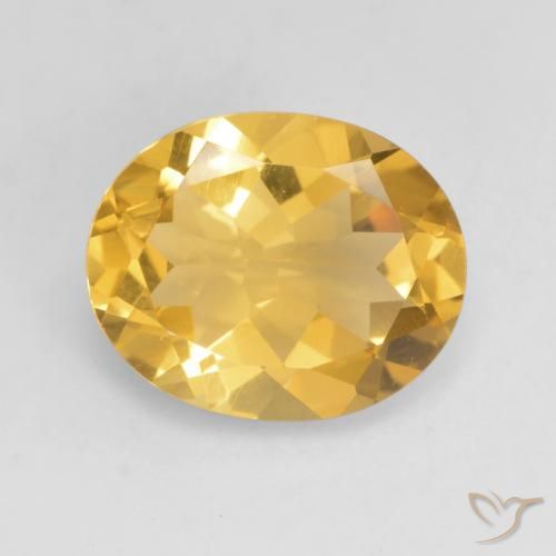 3.00ct Natural ouro brilhante Citrino, oval, VVS-VS