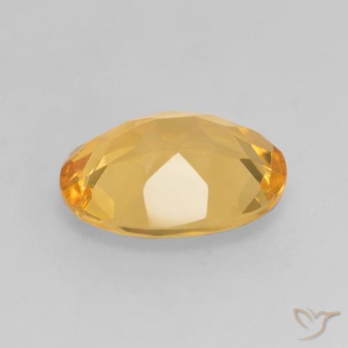 Citrino Laranja Dourado Profundo Natural 2.89ct, oval, VVS-VS