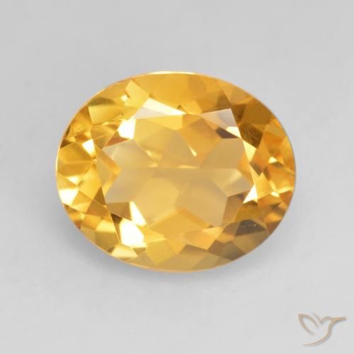 3.79ct Natural Dourado médio Citrino, oval, VVS-VS