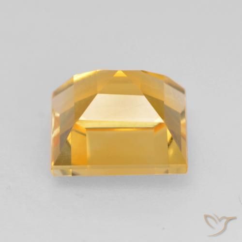Citrino Dourado Escuro Natural 1.73ct, Quadrado, VVS-VS